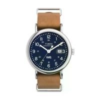ราคา Timex TW2W86800 Weekender 40mm Leather Strap Watch (1732044394172746515)