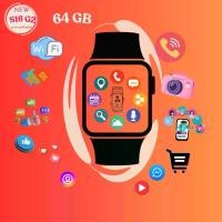 ราคา New S16 64 GB Gen2 Sim Smart watch ใส่ซิมได้ รองรับซิม 5Gทุกเครือข่าย ใช้งานระบบ android ดาวน์โหลดแอพเพิ่มได้ เชื่อมต่อ wifi รองรับบลูทูธ ได้สาย 2 เส้นและเคสใสกันกระแทก (1731012889849727646)