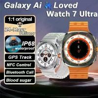 ราคา สมาร์ทวอทช์สำหรับ Samsung Galaxy Watch 7 Ultra ผู้ชาย การติดตาม GPS NFC การควบคุม สมาร์ทวอทช์ ตัวติดตามสุขภาพ โทร BT สมาร์ทวอทช์ 2024 (1730895426339244699)