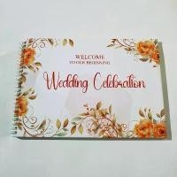 ราคา สมุดเซ็นอวยพรสมุดประสาทพรWedding celelbrtion ขนาดA4 พร้อมส่ง สปอตสินค้า (1732147141399840728)
