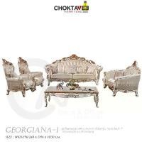 ราคา ชุดโซฟาหลุยส์ 5ชิ้น (3+2+1+1ที่นั่ง+โต๊ะกลาง) White Diamond Series รุ่น TSF-LV-SET GEORGIANA-I [Pick Collection] (1731595808937247936)