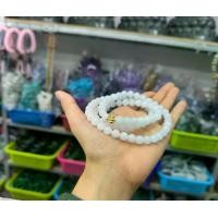 ราคา สร้อยแขนหยกขาว เจไดต์ Natural Jadeite Ice White Jade (1731791394384020760)