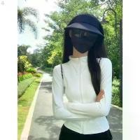 ราคา เสื้อกัน uv เสื้อกันหนาว White Ice Silk Sunscreen Jacket Women's Summer 2024 ใหม่ Thin Slim Slim An (1731613541627233851)