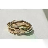 ราคา 2024 New Trinity Rings SMALL MODEL ROSE Gold, Yellow Gold, Silver สินค้าแนะนำ (1732185475574892331)