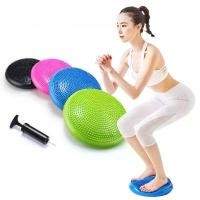 ราคา yoga balance pad เบาะบาลานซ์โยคะ เบาะรองโยคะ สำหรับฝึกการทรงตัว พร้อมที่สูบลม เบาะฝึกโยคะสูบลมได้ สวัสดิการสด (1731772791278568621)