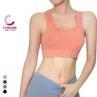 ราคา [Crassula] Sports Bra for Exercise, Yoga Sports Bra, Sports Bra Top, Sports Bra with Mesh Design on the Back (1731710256061056990)