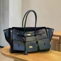 ราคา Catrin Kelvin กระเป๋าถือหนังแท้ กระเป๋า Birkin ทรงปีก กระเป๋าถือโท้ทใบใหญ่ กระเป๋าสะพายไหล่และกระเป๋าสะพายข้างสำหรับผู้หญิง เหมาะสำหรับการทำงาน ช้อปปิ้ง และการเดินทาง วัสดุหนังวั (1731752225313490132)