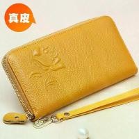 ราคา กระเป๋าสตางค์หนังแท้ สีเหลือง ปี 2025 กระเป๋าสตางค์ใบยาวผู้หญิง ดีไซน์นำโชค ทำจากหนังแท้ ปิดซิป พร้อมคลิปหนีบเงิน สีทอง ความจุมาก เหมาะสำหรับโทรศัพท์ กระเป๋าสตางค์ (1732126835330549403)