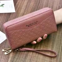 ราคา กระเป๋าสตางค์ผู้หญิง กระเป๋าสตางค์ แบบยาว มาใหม่ ความจุมาก ซิปคู่ กระเป๋าสตางค์ผู้หญิง แบบยาว (1730974755444459743)