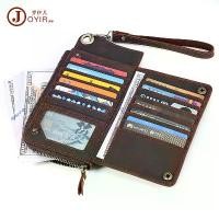 ราคา กระเป๋าคลัทช์, หนังแท้, ช่องใส่บัตรหลายใบ, กระเป๋าสตางค์ใบยาว, สไตล์ธุรกิจ, กระเป๋าผู้ชายย้อนยุค, หนังม้าบ้า, แฟชั่น, กระเป๋าสตางค์ RFID, กระเป๋าสตางค์หนังแท้ผู้ชาย, กระเป๋าสตางค์หนังวัวชั้นแรก (17314