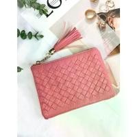 ราคา [จัดส่งทันที] กระเป๋าสตางค์ กระเป๋าเหรียญ ลายสาน ด้านในมีซิบ กระเป๋าสตางค์ผู้หญิง กระเป๋าใส่เหรียญ (1731989862855050572)