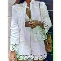 ราคา Nian Nian ชุดลำลองสองชิ้นผู้หญิง แขนยาว ลูกไม้เย็บปะติดปะต่อกัน สีพื้น พร้อมกางเกงขาสั้นและเสื้อ [COD] เซ็ท ขายาว สวยๆ สงกรานต์ ชุด กระโปรง คาร์โก้ เอี๊ยม ยีนส์ ขา สั้น (1731923067389445692)