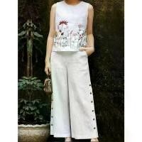 ราคา ชุดเสื้อกั๊กปักลายสไตล์จีน, ชุดแฟชั่น, [COD] เซ็ท ขายาว สวยๆ สงกรานต์ ชุด กระโปรง คาร์โก้ เซต 3 ชิ้น เอี๊ยม ยีนส์ ขา สั้น (1731923094905390652)