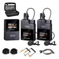 ราคา ไมโครโฟนไร้สาย Lavalier, COMICA BoomX-D, ไมโครโฟนปกคู่ 2.4G พร้อมเครื่องส่งสัญญาณ 2 ตัว, ตัดเสียงรบกวน, ช่วง 656 ฟุต, เข้ากันได้กับ iPhone, Android, กล้อง, เหมาะสำหรับการบันทึกวิ (1731987967071782705)