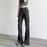 ราคา กางเกงคาร์โก้ขาบาน สำหรับผู้หญิง ฤดูใบไม้ผลิ/ฤดูร้อน 2025 สไตล์ใหม่ กางเกงร่มร่อนลงเข่า ทรงสลิมฟิต เท่และอินเทรนด์ ไซส์เล็ก กางเกงขาบาน กางเกง 5 ส่วน ขาบาน กางเกง ลูกกวาด (1731348429422691571)