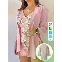 ราคา ชุดเสื้อคาร์ดิแกน และกางเกงขาสั้น พิมพ์ลาย แขนยาว พร้อมเข็มขัด [COD] เข็มขัดแยกขาย สงกรานต์ ชุด ชุด ขาว ปฏิบัติธรรม ผู้ หญิง แบบ กางเกง เสื้อ พลีท เซ็ท ขายาว สวยๆ เสื้อ (1731922813795730948)