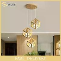 ราคา [ส่งฟรี] LED โคมไฟเพดาน ไม้ โคมไฟห้อยเพดาน /โคมไฟเพดานสวยๆ /ครัว ร้านอาหาร ห้องนั่งเล่น โคมไฟระย้าแบบแขวนสำหรับตกแต่งบ้านร้านกาแฟโคมไฟแขวน (1732087461847992152)