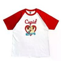ราคา เสื้อยืด Gildan Raglan short sleeve ลาย Cupid (คริสต์มาส) เสื้อไหล่สโลปแขนสั้น ขายร้อน (1731846353562207796)
