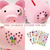 ราคา กระปุกออมสิน ขนาดใหญ่ พลาสติกแตกไม่ได้ กระปุกออมสิน สำหรับเด็กหญิงและเด็กชาย กระปุกออมสิน ขนาดใหญ่ ของขวัญจริง เหมาะสำหรับวันเกิด อีสเตอร์ คริสต์มาส สีชมพู (1731918086100453067)