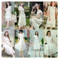 ราคา เช็คสินค้าก่อนกดสั่งซื้อเดรสลูกไม้สีขาว คละแบบสวยๆๆ ชุดทำบุญ งานบวช งานแต่ง~ คําแนะนําการขายที่ร้อนแรงในเดือนนี้ (1731536454000084396)