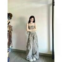 ราคา ชุดทำงาน สไตล์อเมริกัน สำหรับผู้หญิง ชุดฤดูร้อน เสื้อเกาะอกเปิดไหล่ กางเกงลำลองเอวสูง ทรงหลวม ชุดสองชิ้น ขายดี ดีไซน์สาวฮอต ชุด ดํา ลูกไม้ ชุด ไป งานแต่ง สีเขียว พาสเทล คน (1731874776140909293)