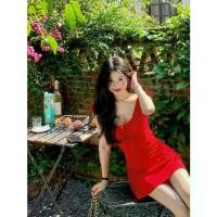 ราคา เดรสแขนสั้น บาโดะ สีแดง สไตล์วันหยุดฤดูร้อนของผู้หญิง กระโปรงรัดรูป เอวสลิม กระโปรงลูกไม้ สาวฮอตบริสุทธิ์ สีชมพู ไป งานแต่ง ผ้า ไทย ใส่ สนุก เดรส รัด รูป (1731202487524427415)