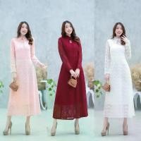 ราคา เดรสลูกไม้แขนยาว สีขาว สีแดง สีโอรส สวย ตรงปก สุภาพ เรียบร้อย ใส่ทำบุญ ไปวัด งานพิธี งานบวช งานแต่ง งานหมั้น พร้อมส่ง Clothing Lady Women ผู้หญิง Dress เสื้อผ้า (1730828877869844707)