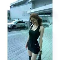 ราคา ชุดเดรสเสื้อชั้นใน ไม่มีแขน สไตล์สาวฮอตอเมริกัน สำหรับผู้หญิง หน้าร้อน มาใหม่ สีดำ ทรงสลิมฟิต เอวแน่น กระโปรงรัดรูปสั้น great gatsby dress เดรส ฟ้าคราม งานแต่ง (1732141449980840740)