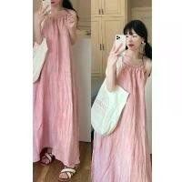 ราคา เดรสคอวี สีชมพู เดรสหน้าร้อน สไตล์หวานสวย น่ารัก เซ็กซี่ เดรสยาว สำหรับผู้หญิง ชุด สีเขียว พาสเทล ไป งานแต่ง ผู้ หญิง (1732125480761461183)