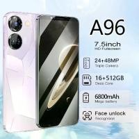 ราคา (NEW) ซัมซุง A96 สมาร์ท 5G 16GB + 512G / 1TB โทรศัพท์มือถือราคาถูกเดิมโทรศัพท์มือถือราคาถูกจัดส่งฟรีเล่นเกม 5G โทรศัพท์มือถือบลูทู ธ J201#โทรศัพท์กล้องสวย งบน้อย (1731708957427467940)
