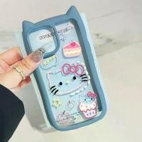 ราคา เคสโทรศัพท์ Samsung Galaxy Y24, หูแมวสามมิติร้อน, เคสนิ่ม, โปร่งใส, ดีไซน์การ์ตูน Hello Kitty, เข้ากันได้กับ S23 และ S23+ ซอง โทรศัพท์ op lung เคส ซัมซุง (1731538519896262953)