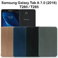 ราคา เคสฝาพับ สำหรับ ซัมซุง แท็ปเอ7 2016 ที285 Smart Case Foldable Cover Stand For Samsung Galaxy Tab A 2016 7.0 T285 (7.0) แท็บเล็ต (1729545080513071597)