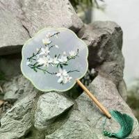 ราคา พัดลมปัก, ผู้ชายชางเก่า, กึ่งทำมือ, งานปัก, Suzhou, ใช้ประจำวัน, งานปักมือ, พัดลมกลม, เครื่องแต่งกายโบราณ, Hanfu, สง่างาม, พัดลมปัก กระดิ่งลม ญี่ปุ่น พัด ยิ้มหวาน นาฬิกา ปลุก ซัม (1731535205936826208)