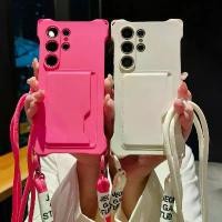 ราคา เคสโทรศัพท์มือถือ, เชือกยาว, สำหรับ Samsung A14, A34, A53, A15, A35, A55, A16, A54, ฝาครอบป้องกันโทรศัพท์อัจฉริยะ, พร้อมกระเป๋าใส่ช่องเสียบการ์ด เคส ซัมซุง 15 5 (1731991813550802111)