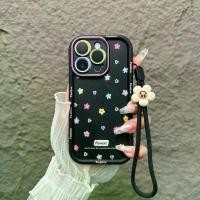 ราคา เคสโทรศัพท์ซิลิโคน ซัมซุง เข้ากันได้กับรุ่น: Samsung A15, A25, A14, A13, A34, A54, A05s, A04s, A03s, A12, A22, A23, A52, A50s, A30s, A53, A33, A32, A24, A02s, S24, การออกแบบดอกไม้สี, น่ารัก, 3416 (173