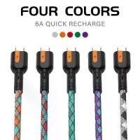 ราคา สายชาร์จ สายชาร์จเร็ว Android micro USB Cable สายชาร์จ ยาว 1 เมตร 6A เหมาะสำหรับหัวเวย ซัมซุงMicro USB Cable SupportConnecting DATA สายชาร์จ FastCharge ชาร์จเร็วUSBData Cable สายไนลอนถัก ทนทาน (173093