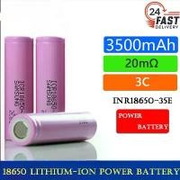 ราคา ซัมซุง ถ่านชาร์จ 18650 แบตเตอรี่Sam 35E 3.7V - 4.2V 3500mAH 1ก้อน หัวแบน ถ่านชาร์จ อเนกประสงค์ ถ่านชาร์จ ถ่านไฟฉาย ถ่านชาร์จคุณภาพสูง ถ่านโซล่าเซล แบตเตอรี่ไฟฉาย แบตเตอร แบตเตอรี (1730968127035443339)
