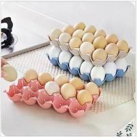 ราคา กล่องเก็บไข่ วางซ้อนกันได้ 15 กริด สำหรับไข่เป็ด ถาดป้องกัน ตู้เย็น กล่องเก็บสด กันแตก (1731863767738517498)