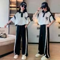 ราคา ชุดกีฬาเด็กผู้หญิง ฤดูร้อน 2025 มาใหม่ เด็กแฟชั่น สไตล์เกาหลี แขนสั้น เหมาะสำหรับเด็กกลางและใหญ่ ชุดลำลองสองชิ้น ชุดฤดูร้อน ถุงเท้า ลูกเสือ ผู้ หญิง กางเกง นัก เรียน ตราสมอ (1731524725261436243)