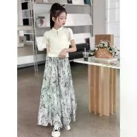 ราคา ชุดฤดูร้อนสำหรับเด็กผู้หญิง สไตล์ประจำชาติ กระโปรงเด็ก ชุดทูพีซ คัลต้าลอว บาง เหมาะสำหรับเด็กกลางและใหญ่ 2024 มาใหม่ ถุงเท้า ลูกเสือ ผู้ หญิง กางเกง นัก เรียน ตราสมอ (1731524697104811347)