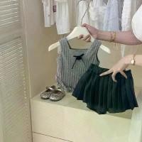 ราคา ชุดเสื้อกั๊กเด็กผู้หญิง ฤดูร้อน มาใหม่ สไตล์เกาหลี สไตล์ตะวันตก เด็ก นัวเนีย เสื้อสั้น กระโปรงพลีท ชุดสองชิ้น ถุงเท้า ลูกเสือ ผู้ หญิง กางเกง นัก เรียน ตราสมอ (1731524719607711059)