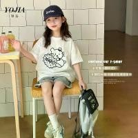 ราคา เสื้อผ้าเด็ก เสื้อยืดเด็ก แขนสั้น ชุดฤดูร้อน พิมพ์ลายการ์ตูน เสื้อครึ่งแขน สำหรับเด็กผู้หญิง เสื้อ กล้าม เด็ก ถุงเท้า ลูกเสือ ผู้ หญิง กางเกง นัก เรียน ตราสมอ (1731543068400256339)