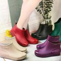ราคา รองเท้าบูทกันฝนสำหรับผู้หญิง, แฟชั่น, รองเท้าลุยน้ำ, ความยาวสั้น, กันน้ำ, เหมาะสำหรับทำงานครัว, รองเท้ายางกันลื่น, Overshoes ที่ครอบรองเท้ากันฝน แบบใช้แล้วทิ้ง กันฝุ่น ถุงเท้า กัน ฝน (1731560267514349