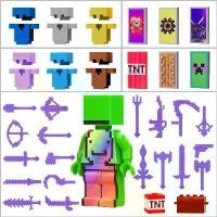 ราคา Minecraft เต็มชุดอาวุธชิ้น, เข้ากันได้กับเลโก้, บล็อกตัวต่อปีศาจ, มินิฟิกเกอร์, คันธนู, อาวุธลูกศร, ค้อนหลุม, ของเล่น เลโก้ ชุด ใหญ่ เลโก้ ไททัน ทีวี แมน (1732005305964135453)