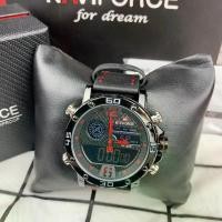 ราคา นาฬิกา naviforce สายหนัง 2 ระบบ รุ่น NF9134 (1729572784440576575)