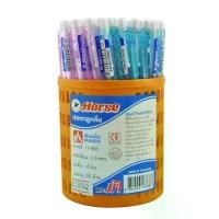 ราคา ปากกาลูกลื่น รุ่น H888 0.7 0.5 มม. หมึกสีน้ำเงิน แพ็ค 50 ด้าม ตราม้า ปากกา (1731947079510296521)