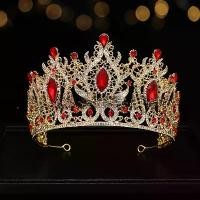 ราคา มงกุฎใหญ่ มาใหม่ สไตล์ความงามยุโรป เหมาะสำหรับงานคอปก ชุดสีแดง ผ้าโพกศีรษะ เหมาะสำหรับตกแต่งงานแต่งงาน ของขวัญวันเกิด ปาร์ตี้ ผลิตภัณฑ์ยอดนิยม ขายดี เครื่อง หัว มงกุฎ ดรัมเมเยอร์ มงกุฎ อแมนด้า (173189