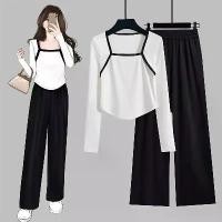 ราคา ชุดเดรสยาวสำหรับผู้หญิง พร้อมสต็อก เสื้อยืดและเสื้อเชิ้ตแขนสั้น ดีไซน์สี กางเกงขากว้าง เซ็ต 2 ชิ้น/Xtd Lady Women Clothing zimmermann laurel tiered dress karina white ปาร์ตี้ (1730923141753834001)