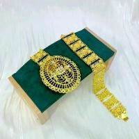 ราคา เข็มขัดลายฉลุ เข็มขัดสีทอง สวมใส่กับชุดไทย เหมาะสำหรับเทศกาลลอยกระทง ปีใหม่ COD (1731851400206583095)