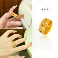 ราคา แหวนกลวงพลอย, สไตล์กุหลาบสีแดงสีทองทราย, ทำจากทองทรายพร้อมการกักเก็บสี, เครื่องประดับนิ้วที่สมบูรณ์แบบสำหรับผู้หญิงและของขวัญในอุดมคติ, ปีใหม่ 2568, สไตล์ใหม่ (1732087847078102184)